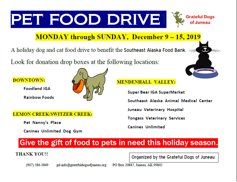 GDOJPet Food Drives